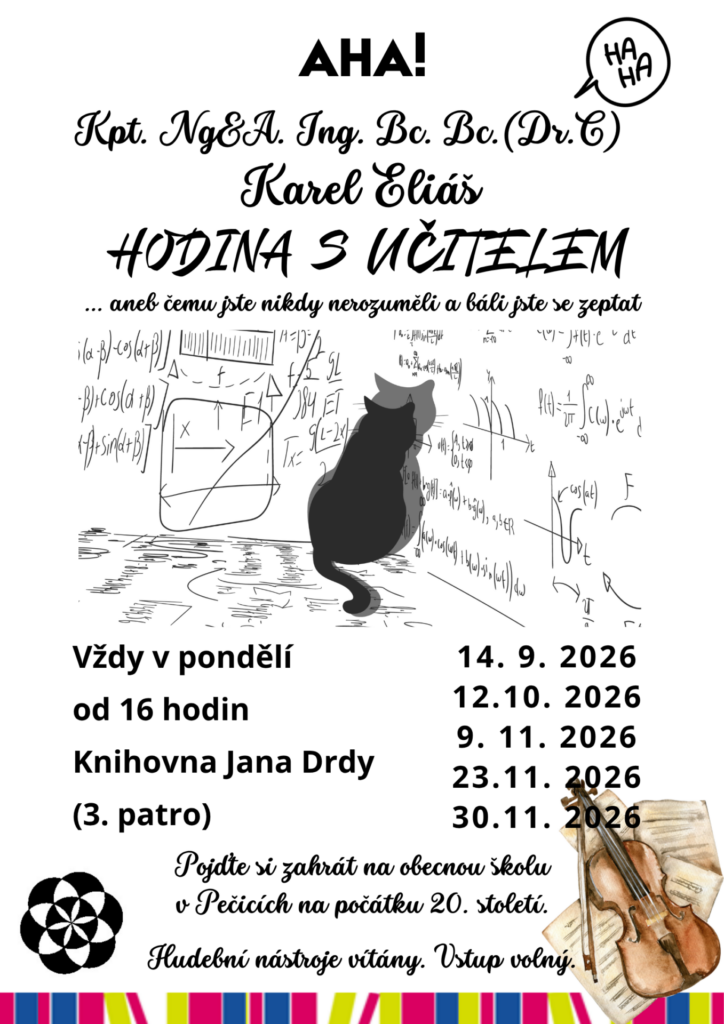 AHA. Hodina s učitelem.plakát
